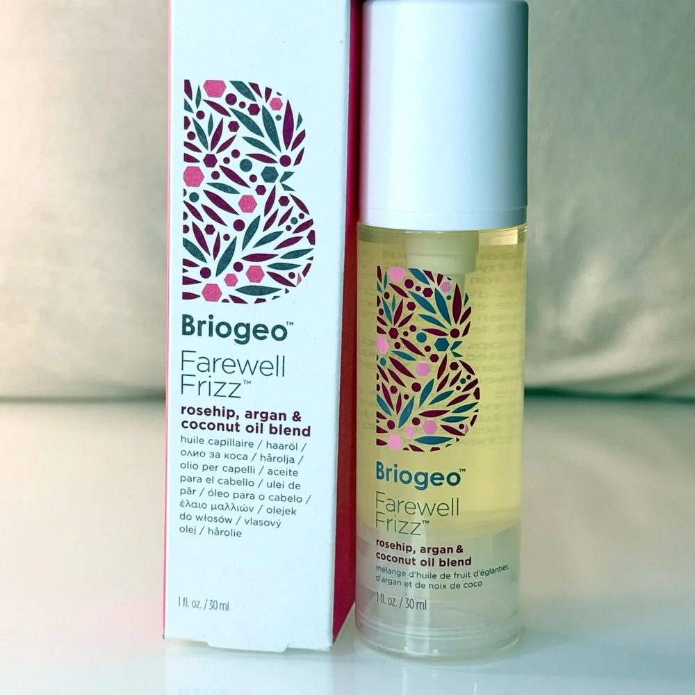 Brioggeo Farewell Frizz Rosehip, Argan & Coconut Oil Blend 1 oz Retails $30 - Picture 1 of 1
